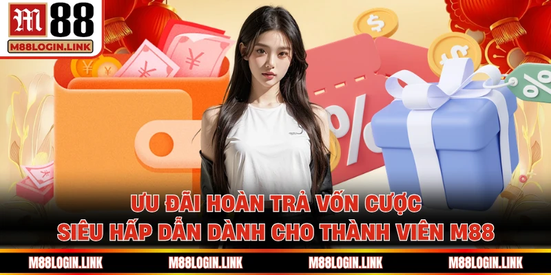 Ưu đãi hoàn trả vốn cược siêu hấp dẫn dành cho thành viên M88